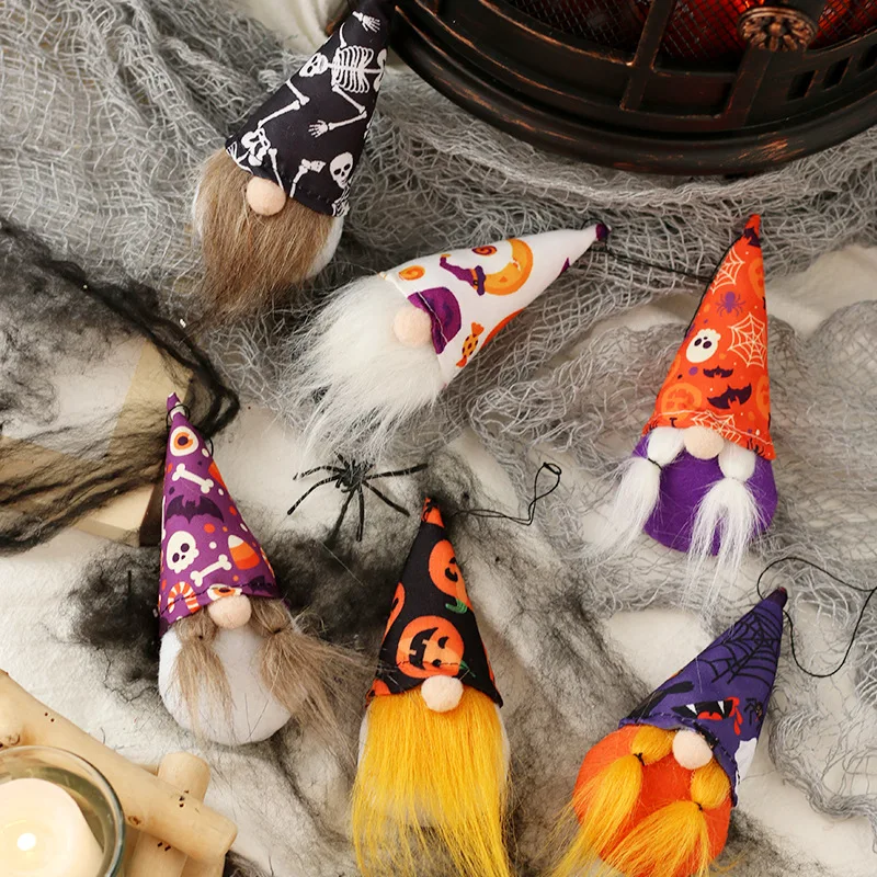 New Mini Faceless Old Man Doll Pendant Halloween Party Decorations