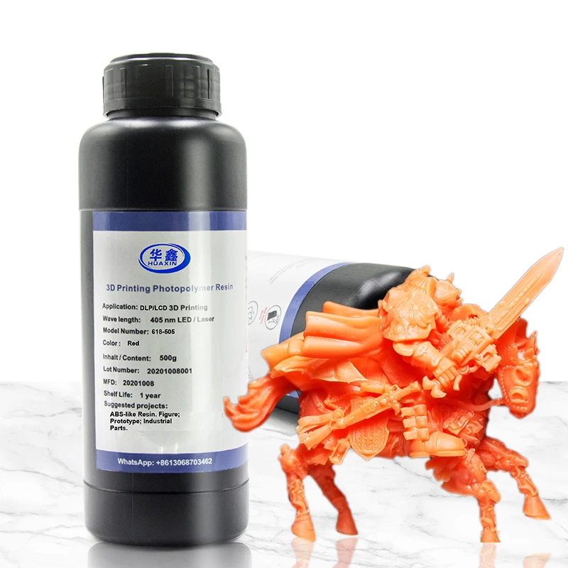 Huaxin Figure ABS Feature no Crisp Rigid Toughness LCD SLA Resin 3D Printer