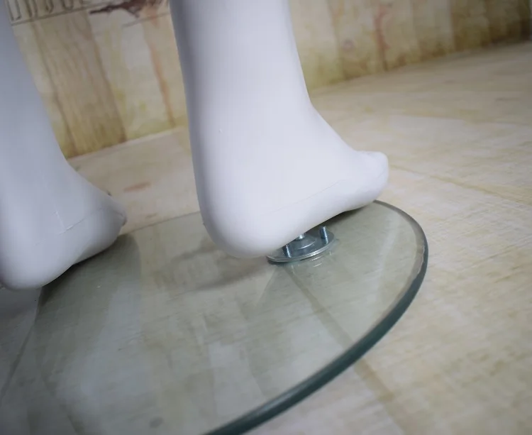 Fashion Display Glossy White Dummy Man Standtion Plastic Full Body Male Mannequins