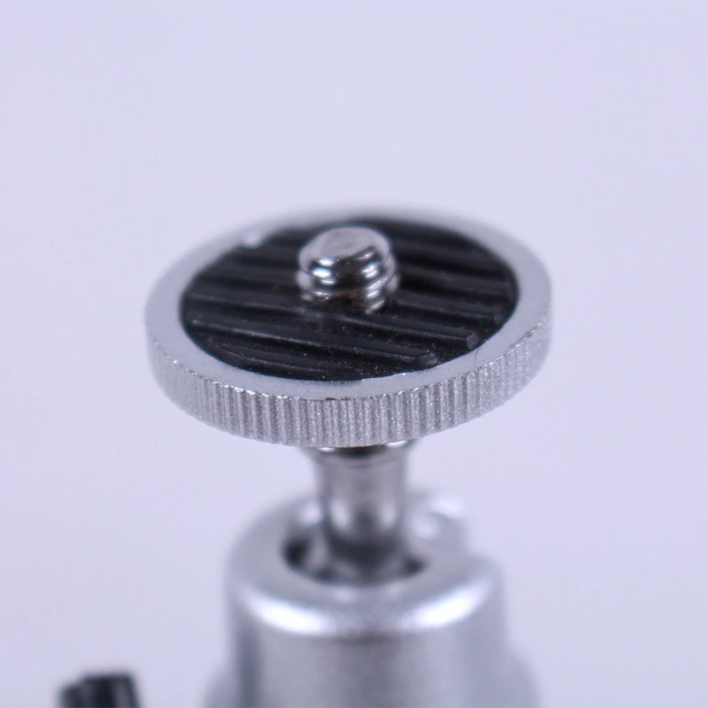 1/4 Lightweight Portable Metal Tabletop Phone Tripod Aluminum Mini Camera Handheld Tripod for Webcam