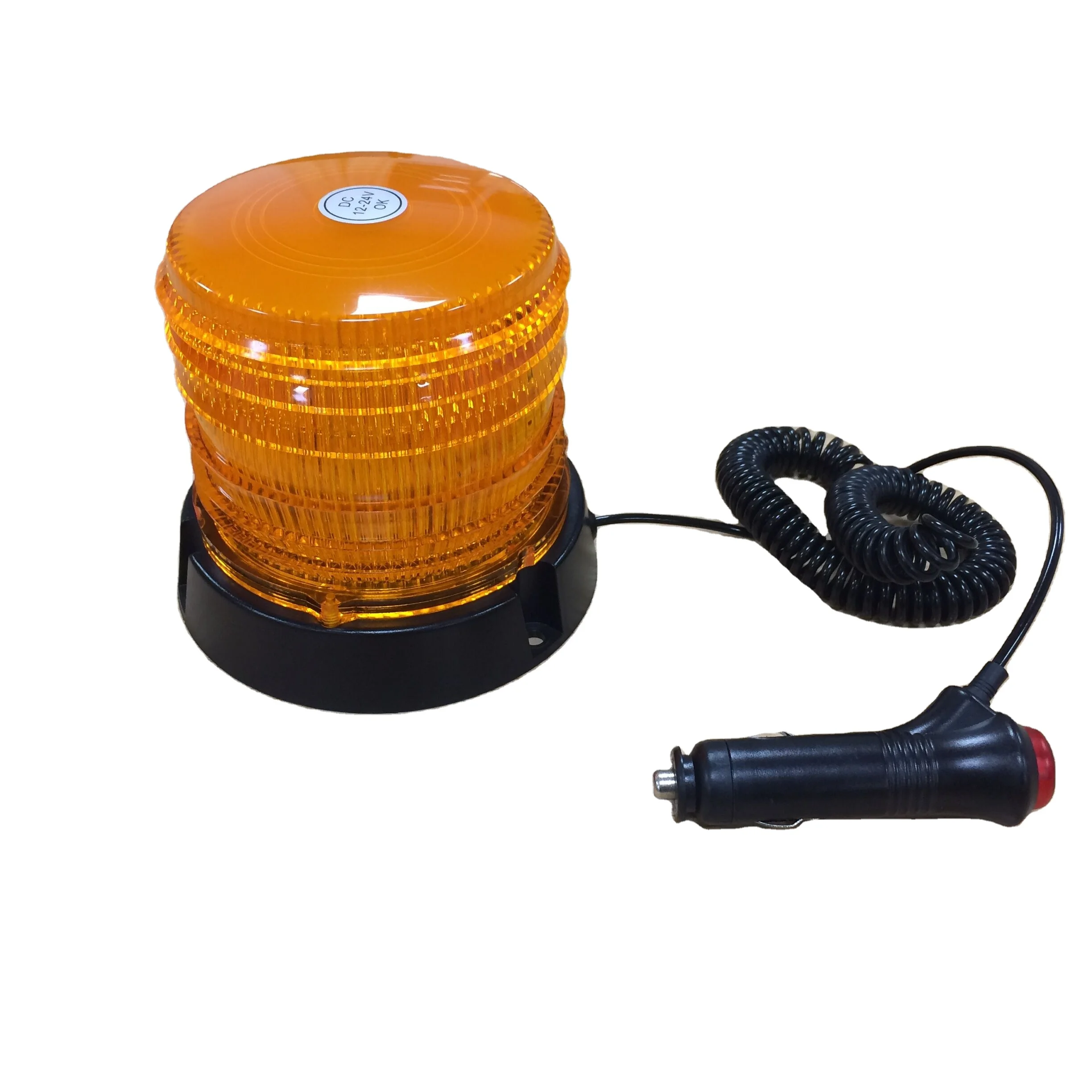 12V 24V amber led emergency forkliftled mini beacon strobe light for car warning light magnet