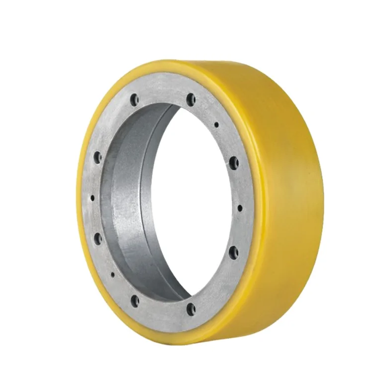 Xilin pu/rubber Electric Forklift truck wheel