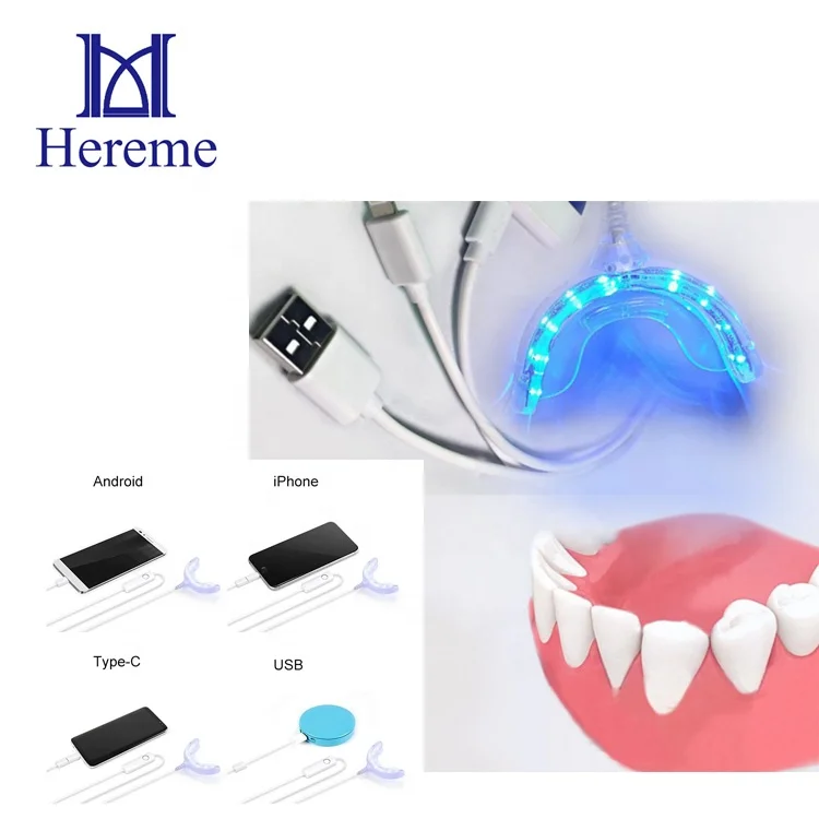 Heremefiller Подлинная гарантия отбеливания зубов портативный прибор для чистки