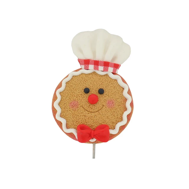 Wholesale Home Decor Nordic Style Crafts Polymer Clay Gingerbread Man Chef New Christmas Gifts