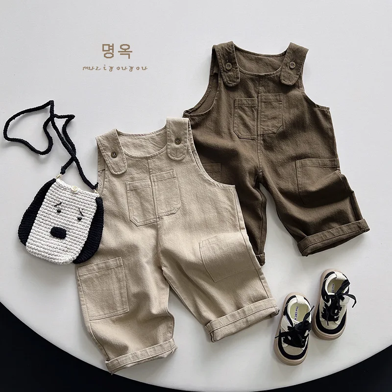 wholesale kids clothing casual cotton baby pants boys girls pant overall toddler boy harem pants