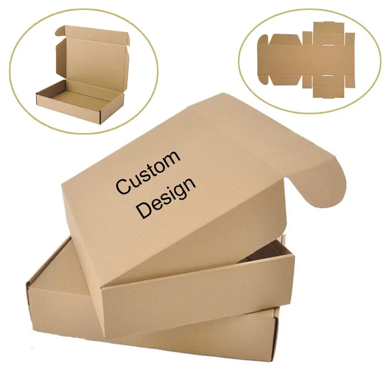
Colored custom packaging hair boxes paper corrugated kraft box 