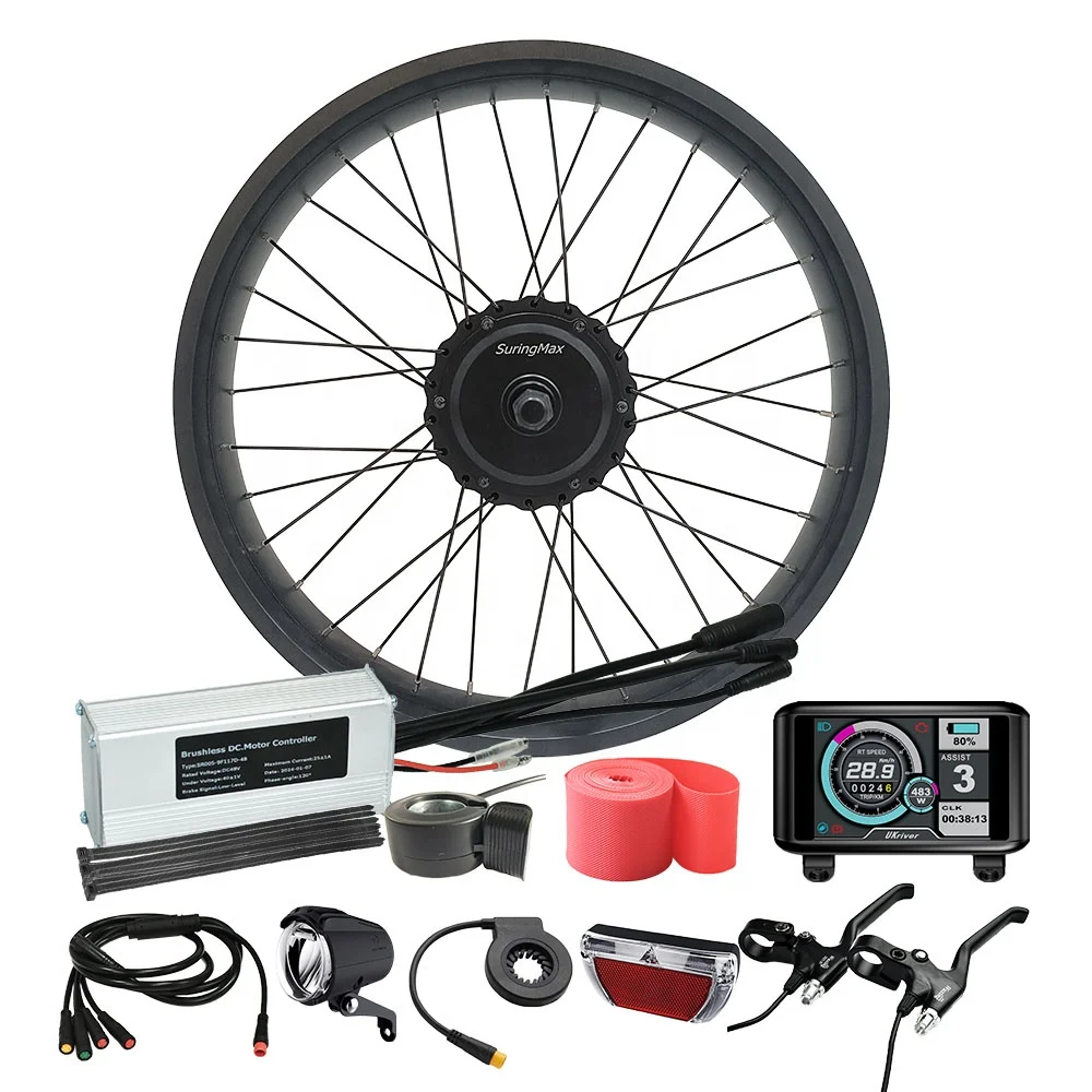 best selling 500w battery powered bicycle atv e bike conversion kit fat bike rear hub motor replacement for 26 inch electric mtb