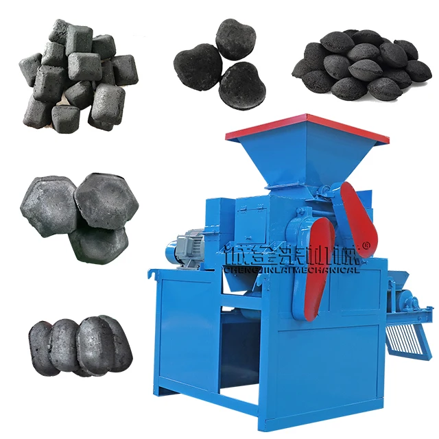 high pressure coal ball pressing machinery carbon powder pressure ball machine charcoal making machine coal production line