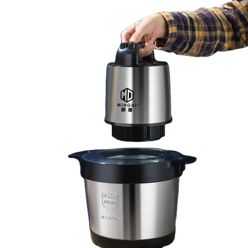 Factory good quality industry 1000w power 6litre electric food processor vegetable chopper meat grinder mixing belnder