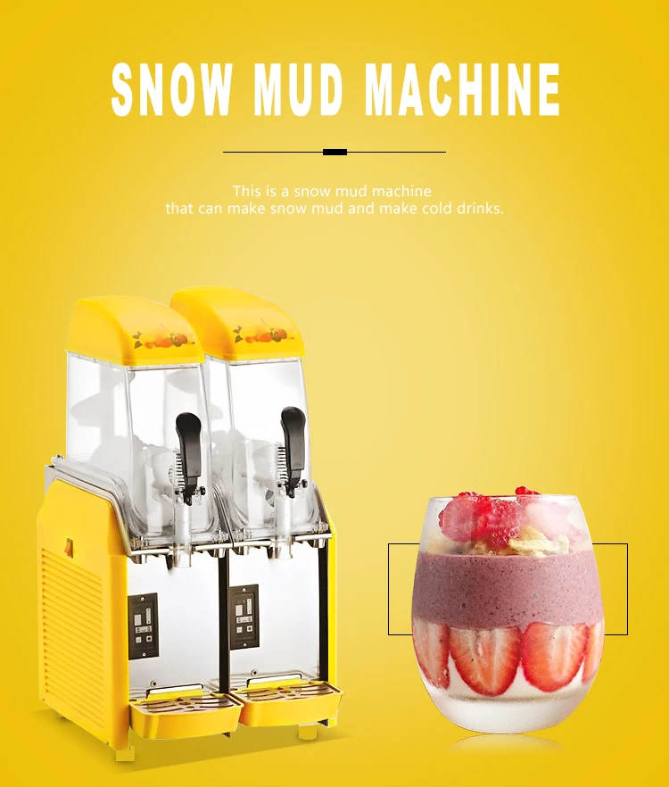 china supply commercial small portable ice slush machine/fruit snow mud making machine