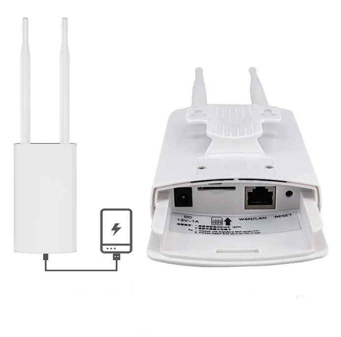 CPE Wifi Router Factory OEM 300mbps Wifi 20 km CPE Network Bridge Antenna 2.4Ghz CPE Outdoor