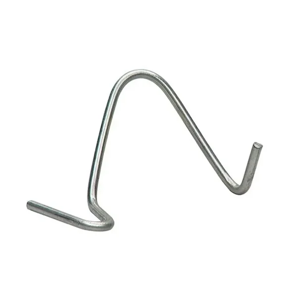 T-Post Clips Fence Wire Clips Galvanized Steel Fence Clips Time-Saving Convenient Pre-Cut Wire Ties