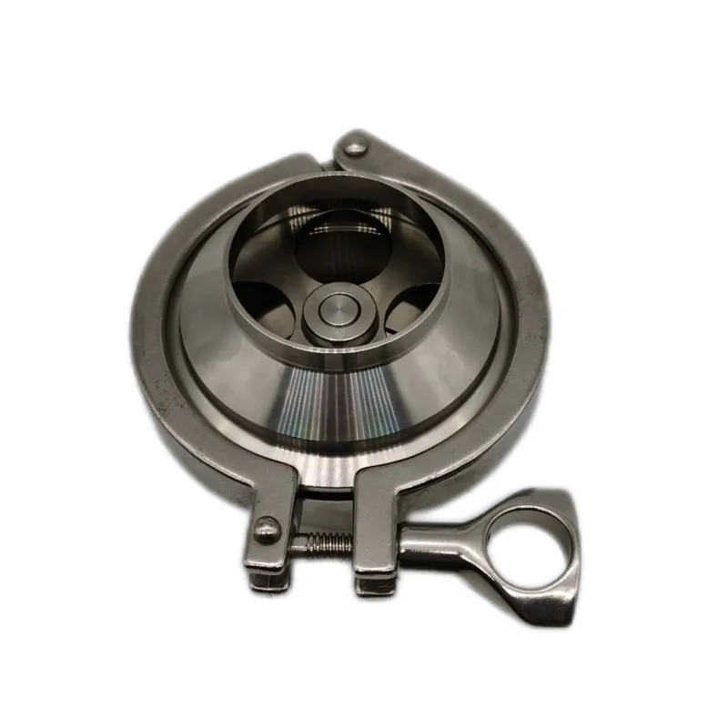 Professional Manufacture Medical Stainless Steel Welded Non Return Valves Sanitary Check Valve