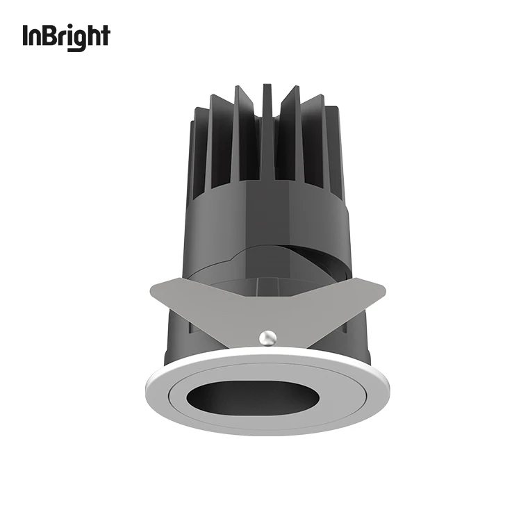 Indoor Ceiling Light Recessed Down Light 8W 18W 25W Anti Glare IP65 Waterproof LED Adjustable Moving Head Downlight