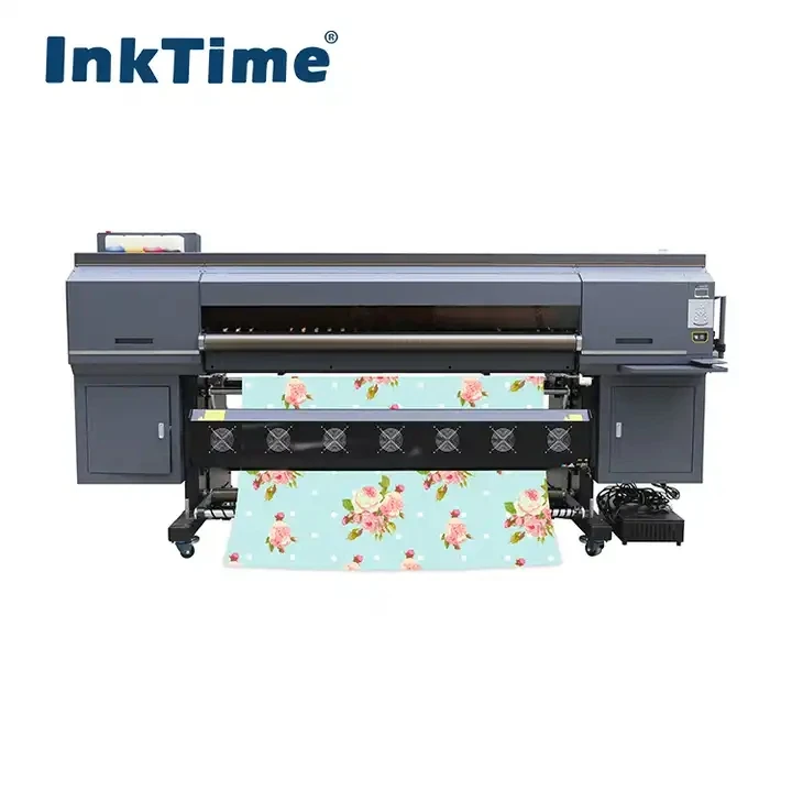 Inktime high quality 1.9m large format digital textile dye sublimation printer I3200/4720/XP600 sublimation plotter