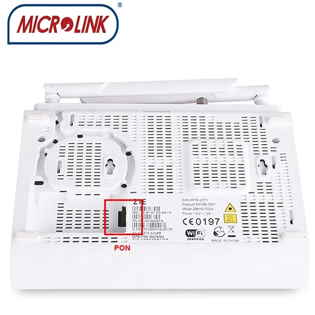 New Genuine ZXHN F668 V5.2 Gpon  Onu  4GE+2POTS+1CATV+WIFI+USB Modem Router Gpon ONT  For ZTE