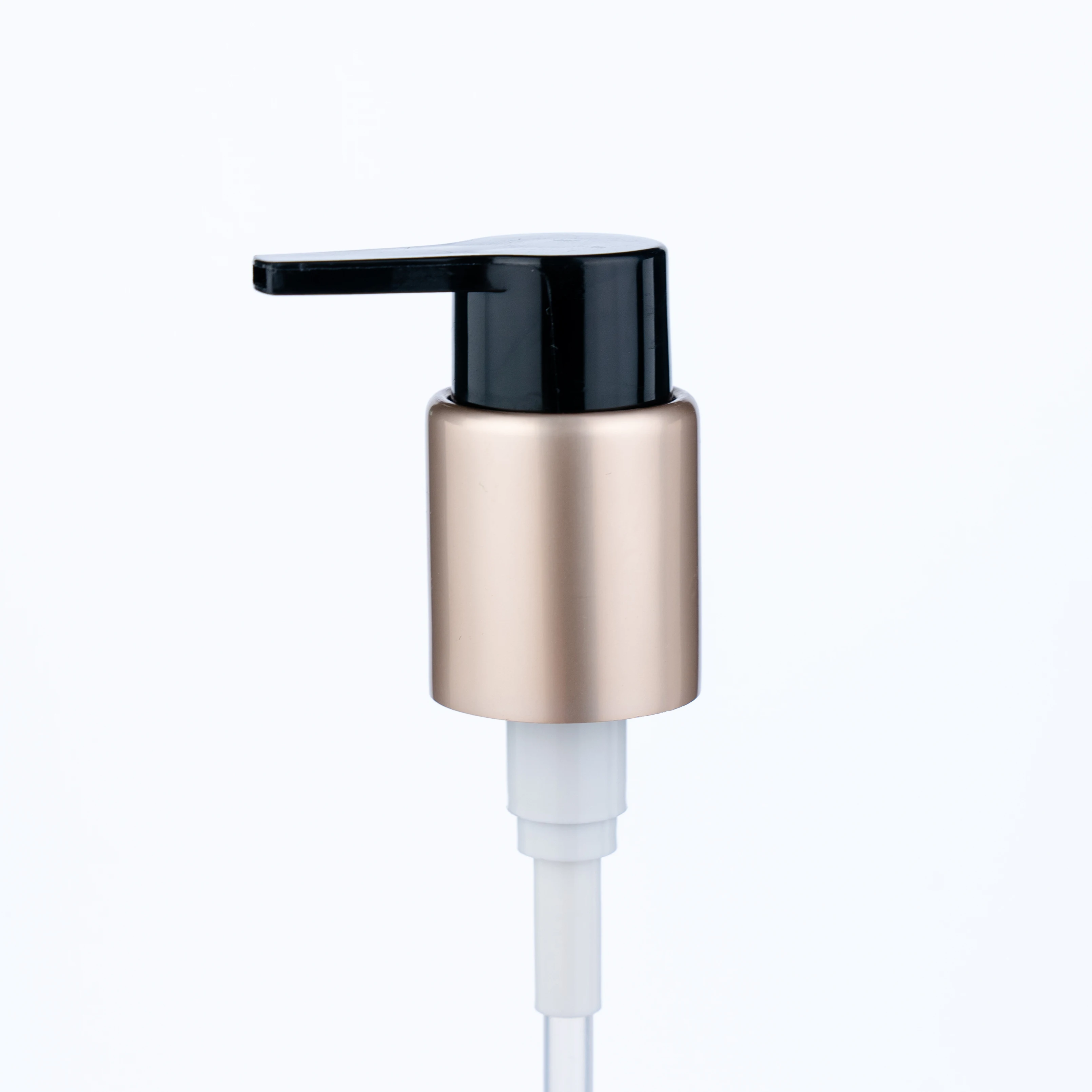 24/410 Matte Gold Plastic Top Pump Bottle Plastic Lotion Pump Dispenser Conditioner Shower Gel Body Lotion Pump Wholesale