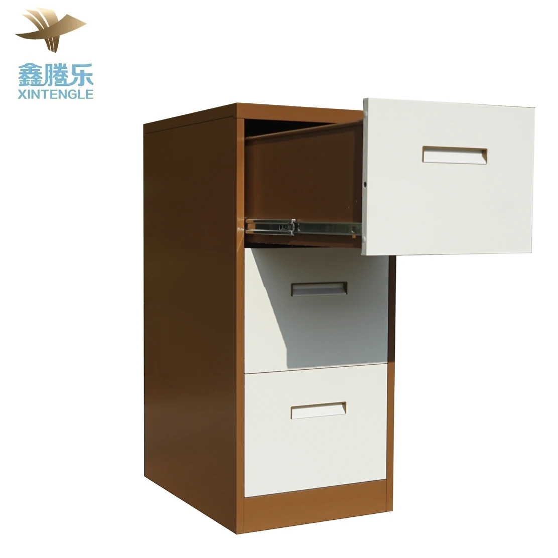 Office Steel Storage File Cabinet 3 Drawer Vertical Office Furniture Metal 4 Drawer Filing Steel Cabinet
