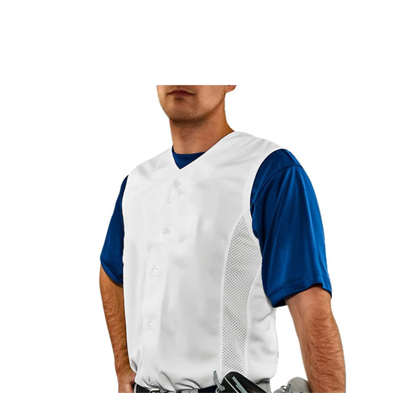 RG Stylish Men Baseball Sleeveless Tank Top Travel Vest Gym Mesh Breathable Sublimation Baseball Jerseys