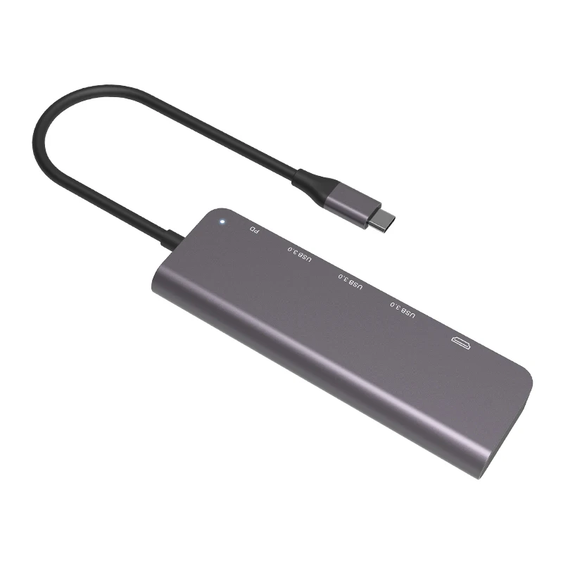 
5 in 1type c usb hub usb c docking station with 3xUSB3.0+PD+HDMI type-c hub adapter for MacBook Air Pro 