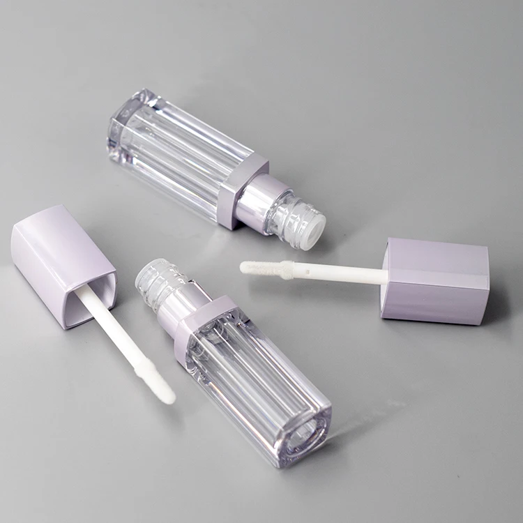 tiny double layer jar organizer stick custom kids plastic acetate private label 5g  box packaging tubes lipbalm container