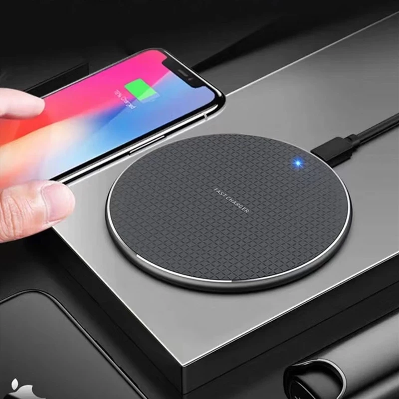 10W Wireless Charger for iPhone 11 Xs Max X XR 8 Plus 20W Fast Charging Pad for Ulefone Doogee Samsung Note 9 Note 8 S10 Plus