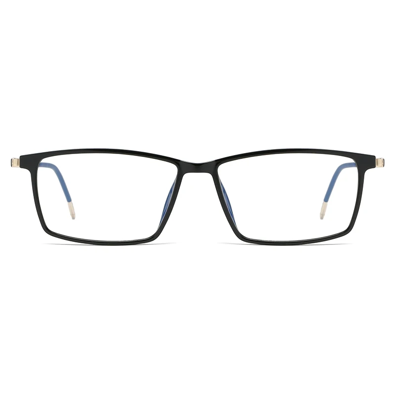 Ready Stock Wholesale TR90  Eyeglasses Eyewear Frames Optical Unisex Retro Square Eye Glasses Blue Light Blocking Glasses