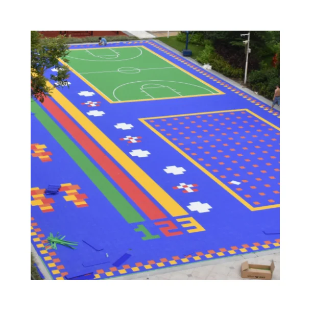 Simple and easy to operate padel court for basketball ball equipment with competitive price non-slip playground