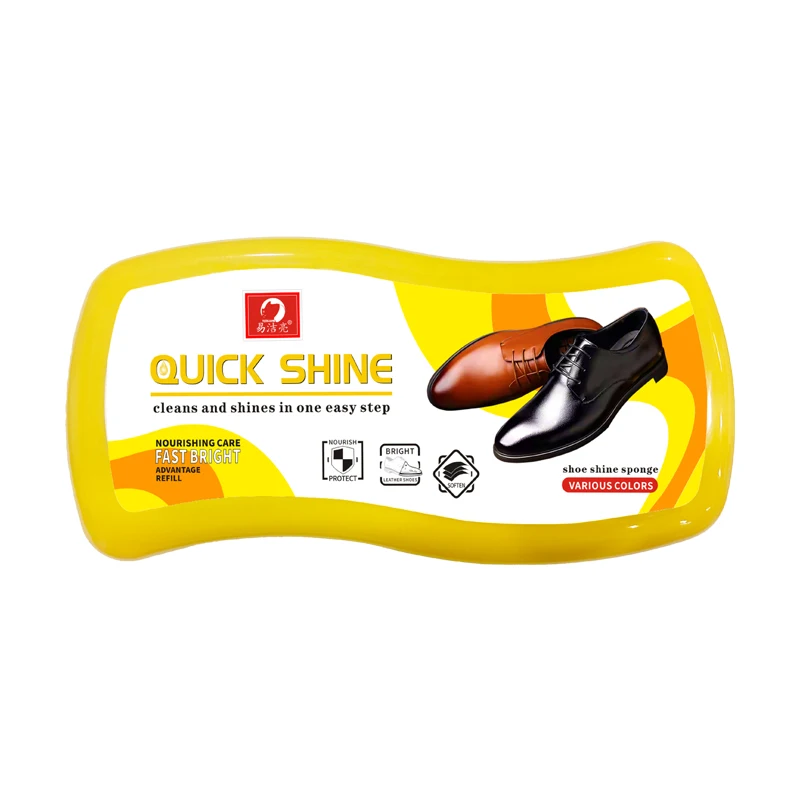 High Quality Quick Shoe Shine Sponge  Leather Shiner Good Price In Factory Neutral Color Neutral Polish