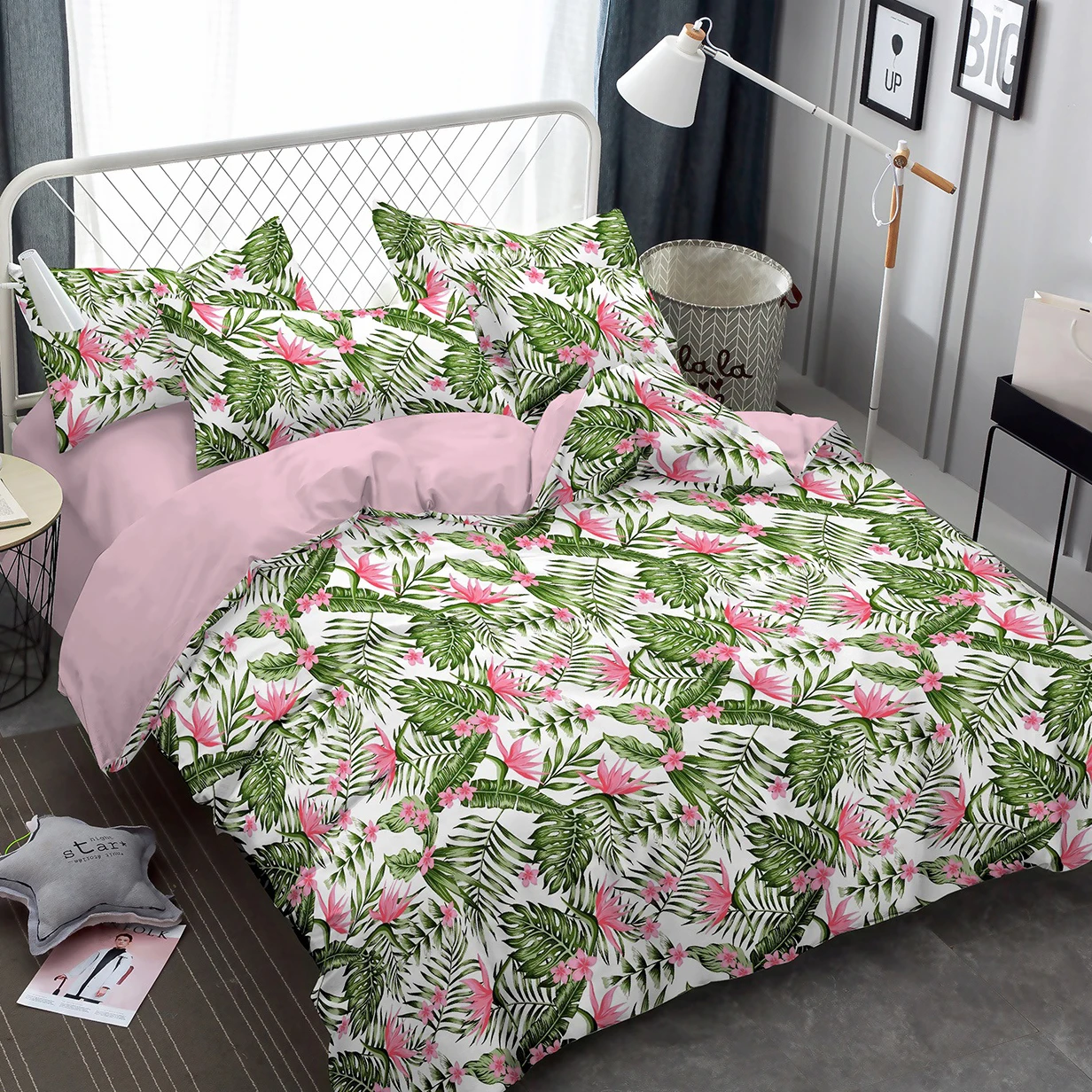 Cheap and Top Quality Factory Disperse Print 100% Polyester Bedsheet Fabric