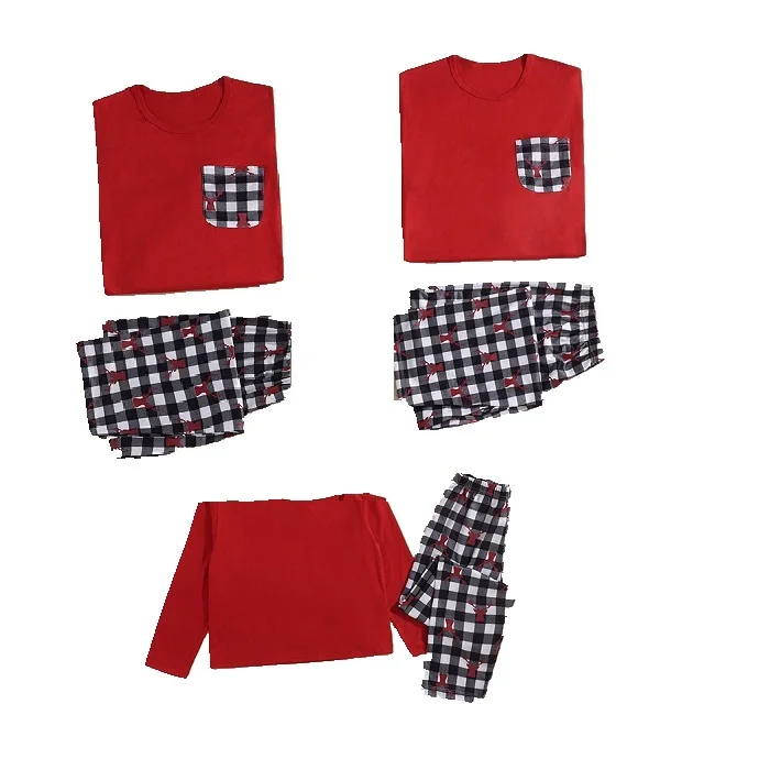 Silk Loungewear Adult Striped Xmas Pyjamas Womens Sleepwear Set Red Kids Matching Family Christmas Pajamas kigurumi pajamas