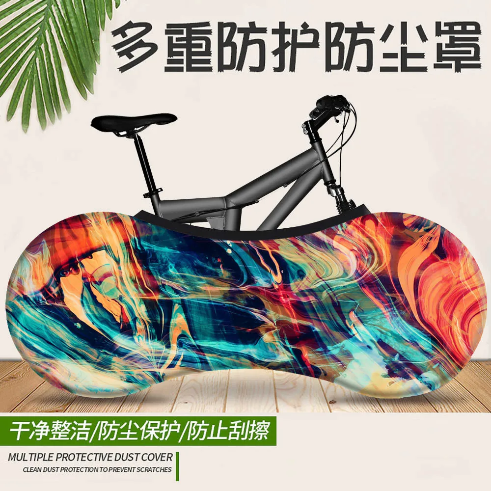 Dustproof  Bike Indoor Storage Bag Scratch-Proof Protect Road Triathlon Bike Storage Custom Bicycle Wheel Cover