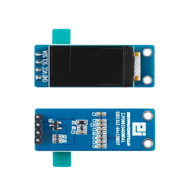 0 96 дюймовый 128X64 IIC SDD1312 привод белый вертикальный экран ЖК OLED модуль