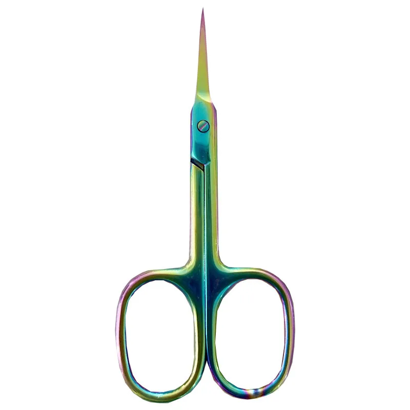 Wholesale High Quality Sharp Eyelash Cut Scissors Eyebrow Shaping Cuticle Nipper Mirror Polish Nail Care Scissors