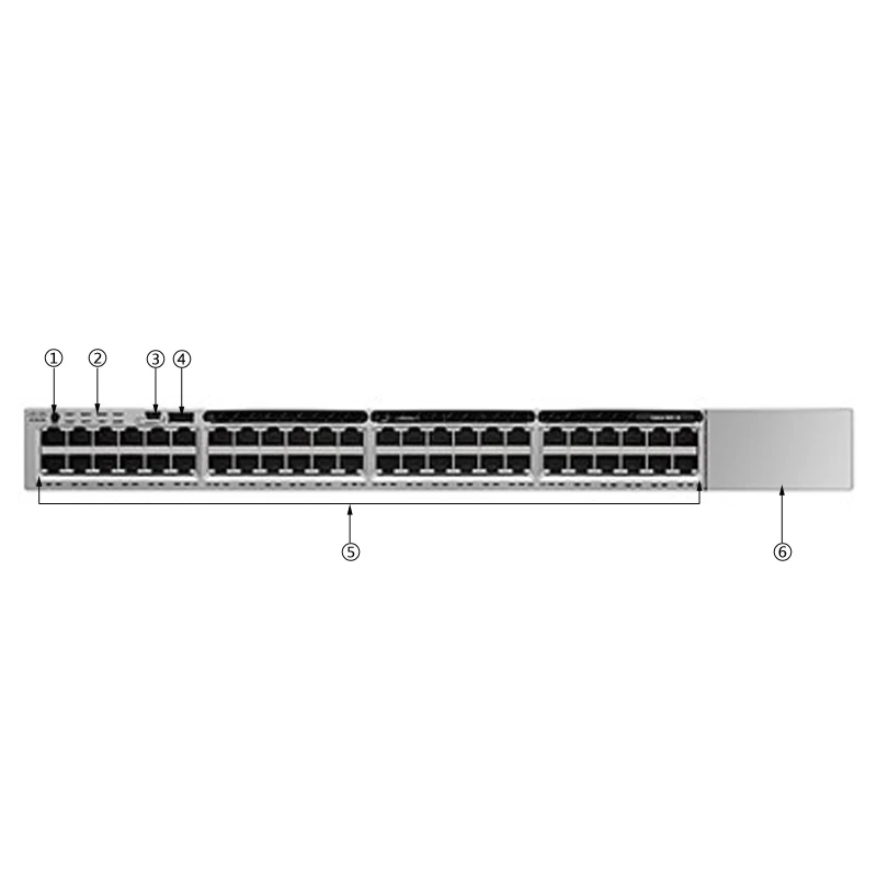 Modern Original Manufactured 9200L 48-port PoE+ 4x10G Uplink C9200L-48P-4X-E Switch