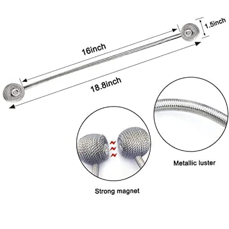 Unique products modern window curtain tieback for home bedroom office decorative curtain