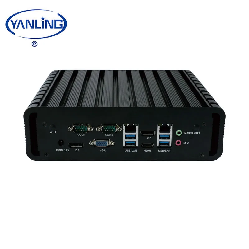 X86 промышленных Mini-ITX материнская плата с GPIO Windows7/8/10/Linux i3 i5 i7 встроенный безвентиляторный ПК