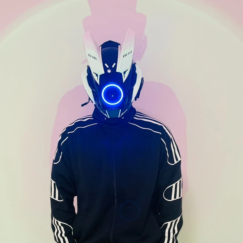 CYBER34  cyberpunk 2077 cyberpunk mask tactical helmet cosplay cyber mask samurai helmet