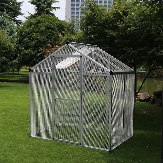 Hot Sale Outdoor Bird Aviary Aluminum Large Bird Cage Large Parrot Aviary