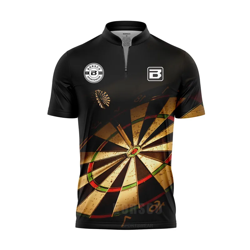 Mens Clothing Custom Sublimated Flight Faction Dart Jersey Man Polo T Shirt