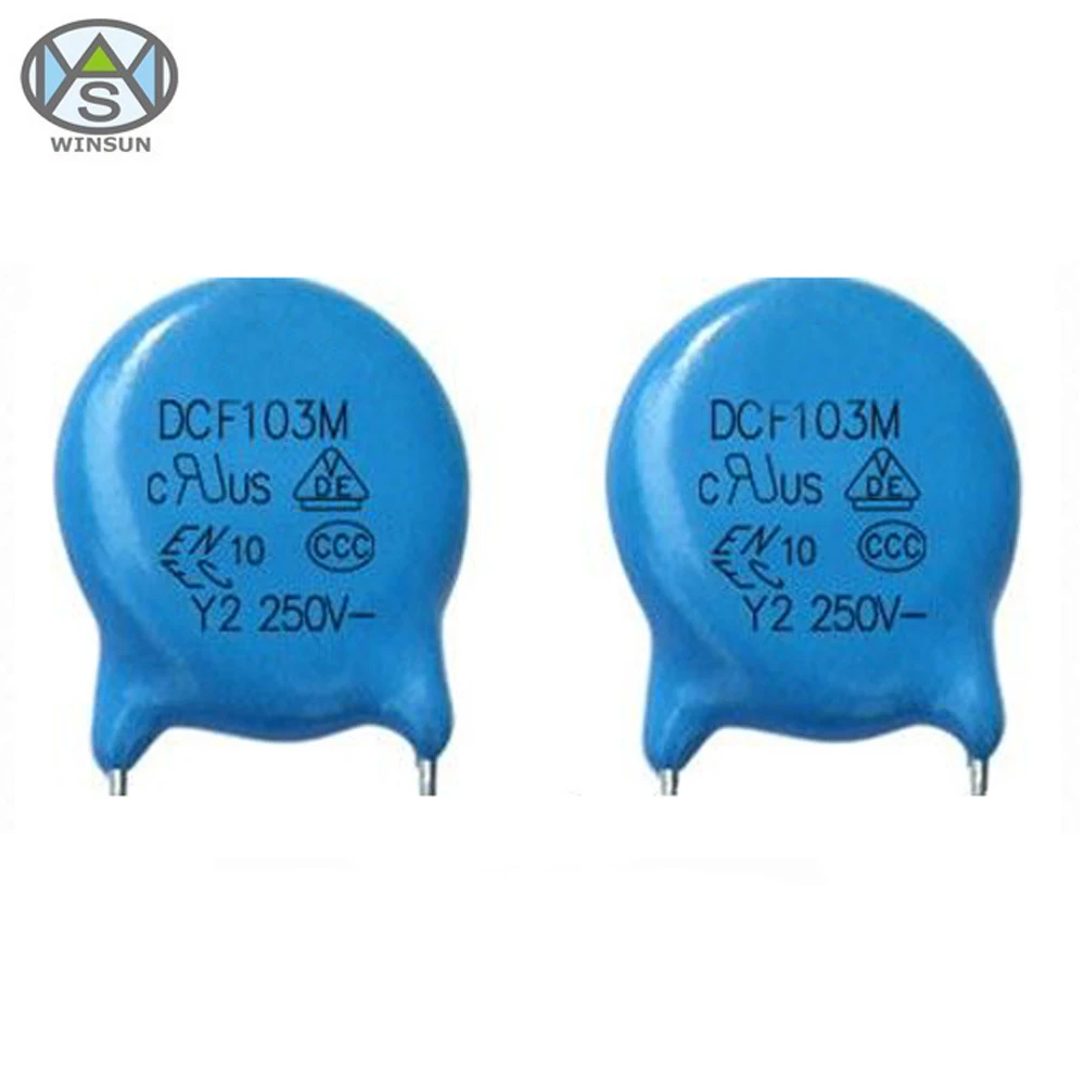 Высокое качество Y2 безопасный конденсатор Pb свободный Керамический дисковый конденсатор