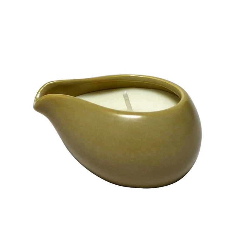 Factory Wholesale Nice Smell Scented Soy Massage Oil Candles