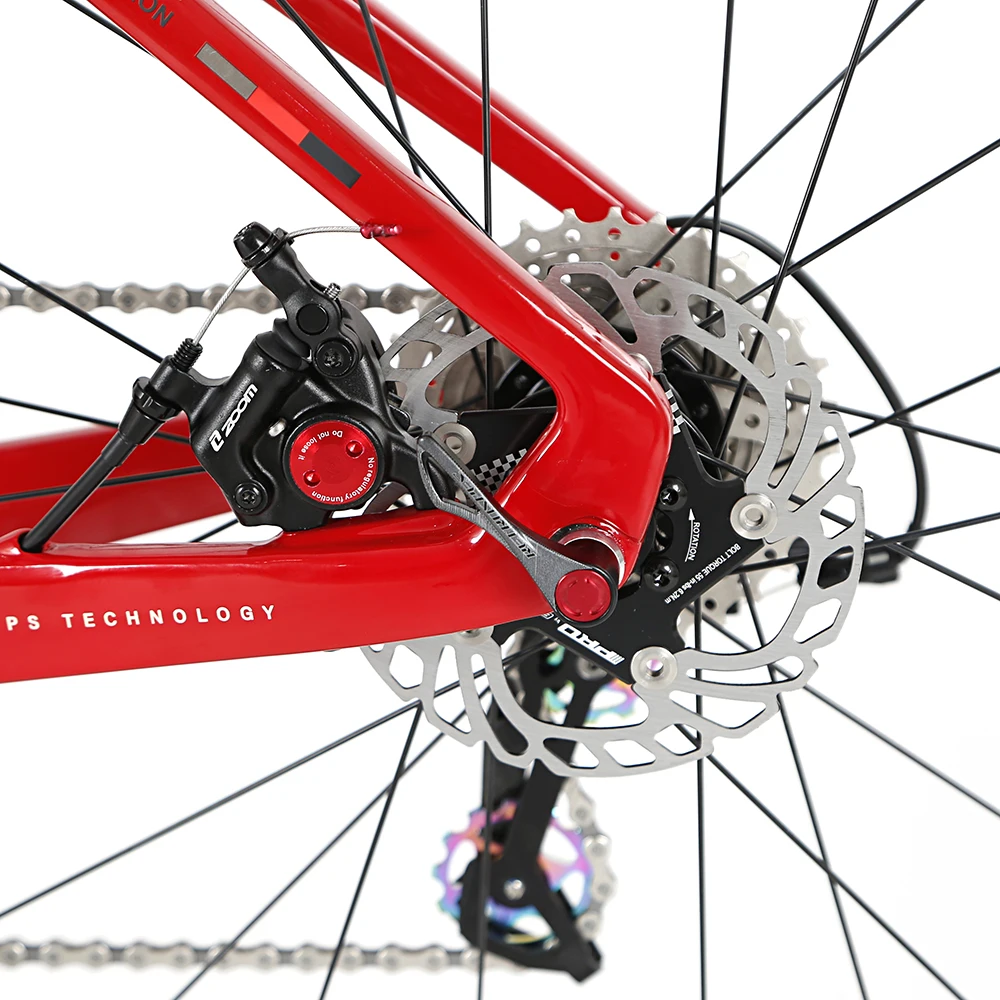 OEM Carbon fiber wheel set road bikes bicycle carbon aero road disc bike 22 Speed for adult