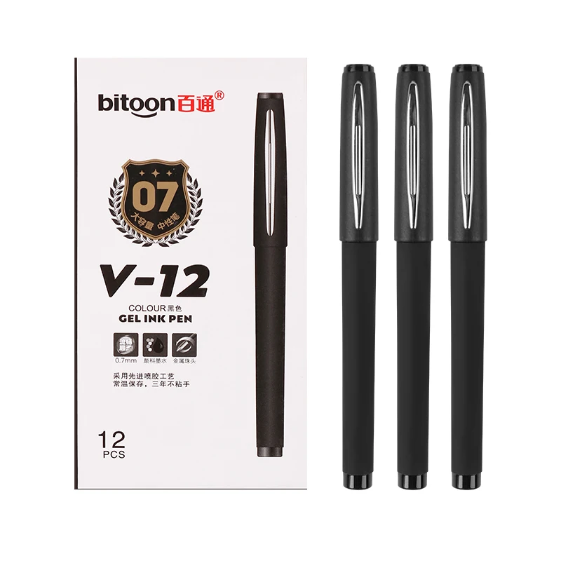 Creative Stationery Non-Erasable Gel Ink Pens New Design Smooth Writing Long-Lasting Anti-Skip Blue Popular Choice School Use