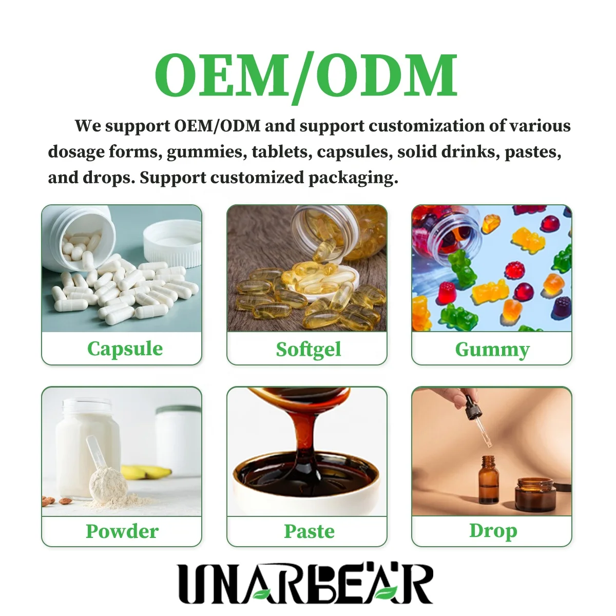 OEM Support Advanced Hair Complex Vitamin Supplement Support Thicker Hair Growth Biotin Capsules