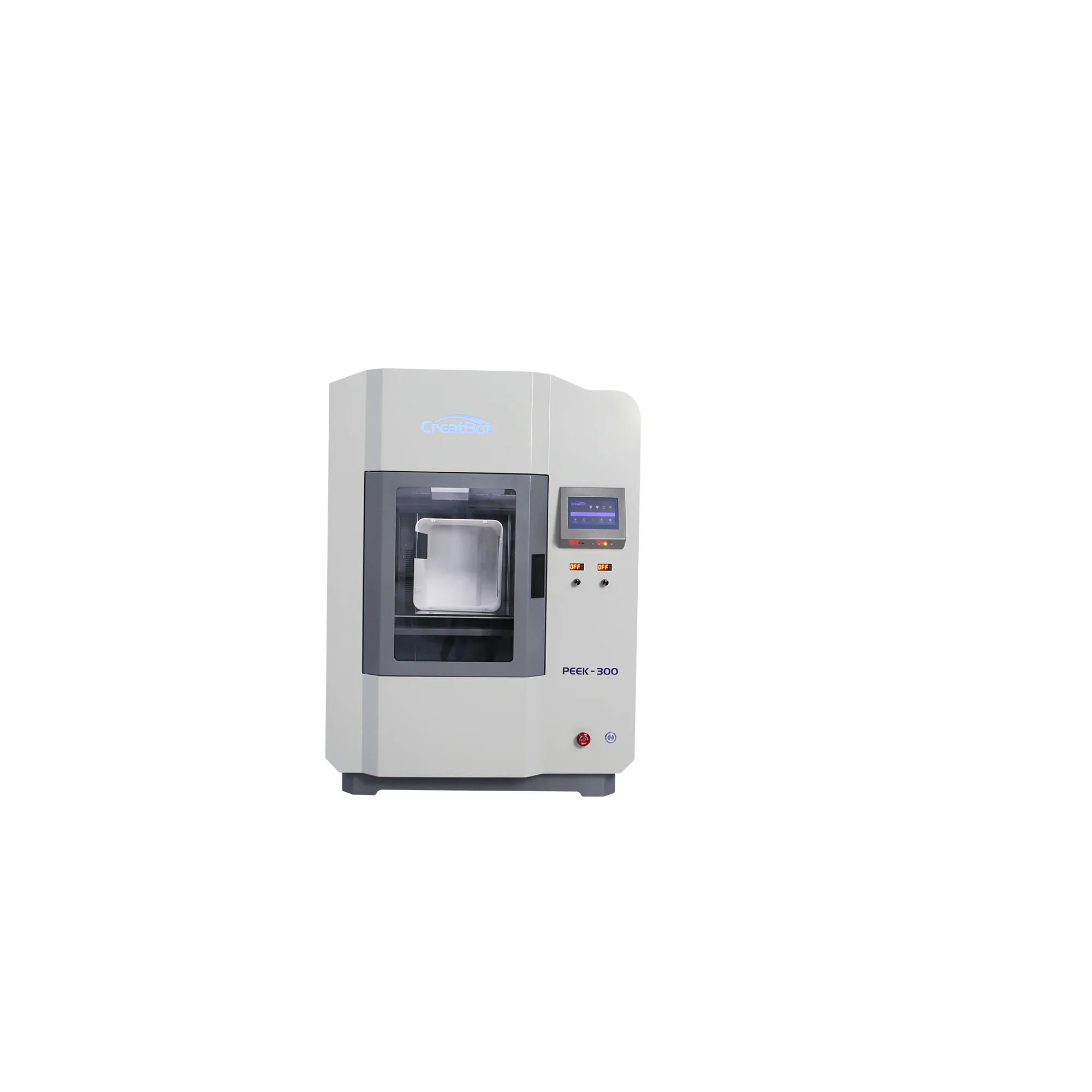 Creatbot PEEK-300 Machine Size 650*600*750 mm and Triple heat insulation Fully enclosed hot chamber peek 3d printer