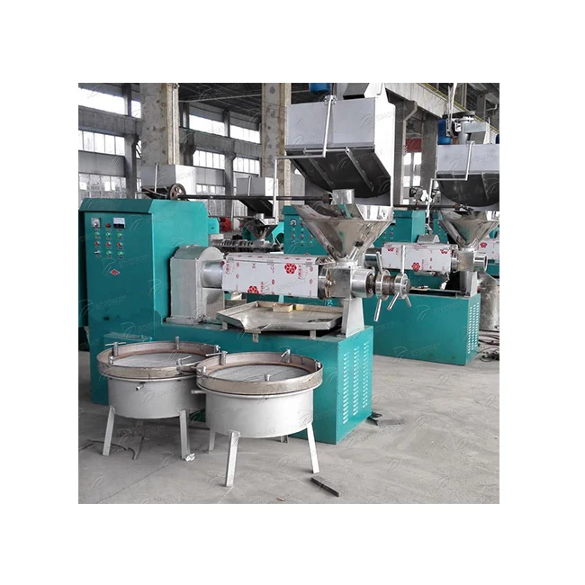 Automatic diesel engine oil press screw oil filter machine production plant