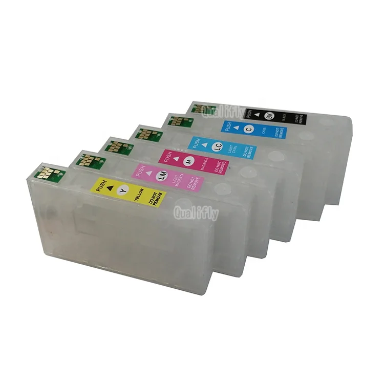T5591-6 empty tank  refillable ink cartridge for Epson Stylus Photo RX700