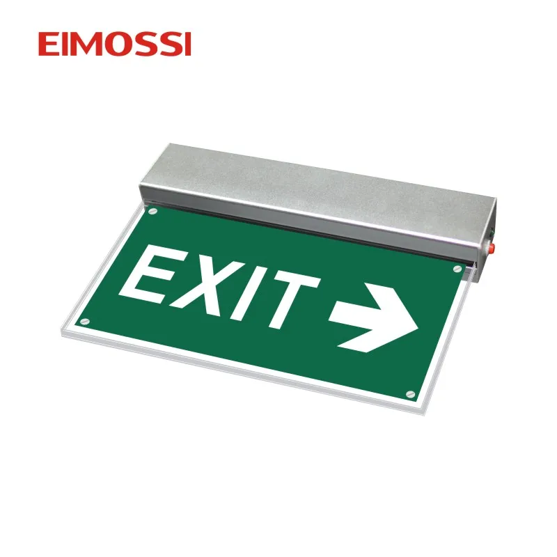 
Smd 2835 led emergency lighting exit signage with battery for warehouse 