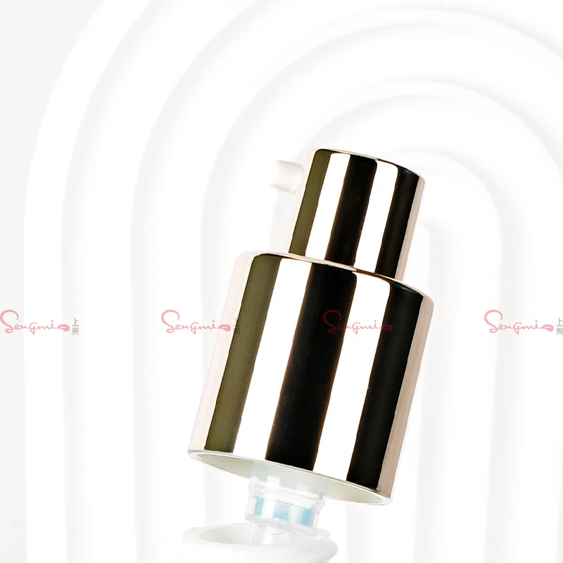 30ml 50ml Customized Luxury Empty  Acrylic Lotion Pump Bottle High Quality OEM Round Bottle for Cosmetic Packaging